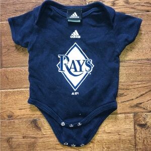 Adidas Tampa Bay Rays Infant Navy Onesie